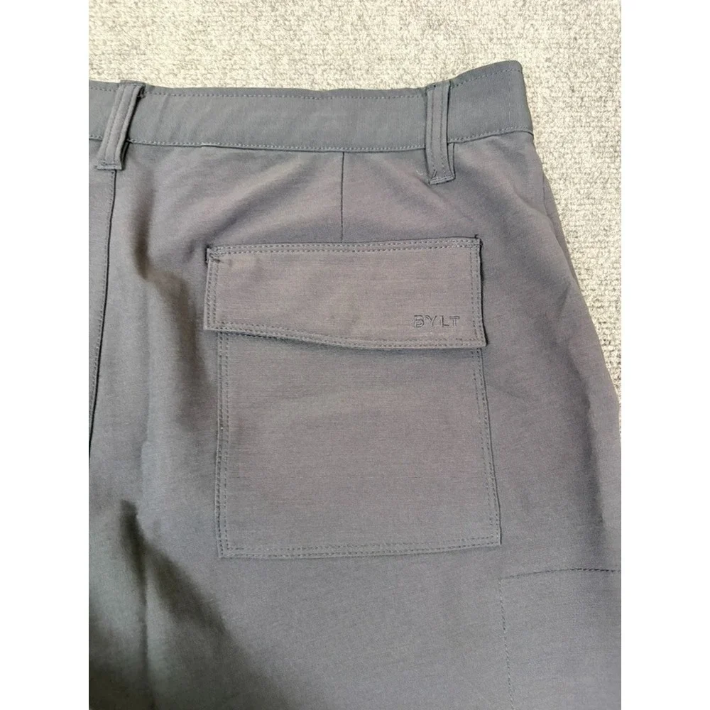 BYLT Shorts Mens Black Kinetic‎ Golf Performance Chino Casual Preppy Size 36